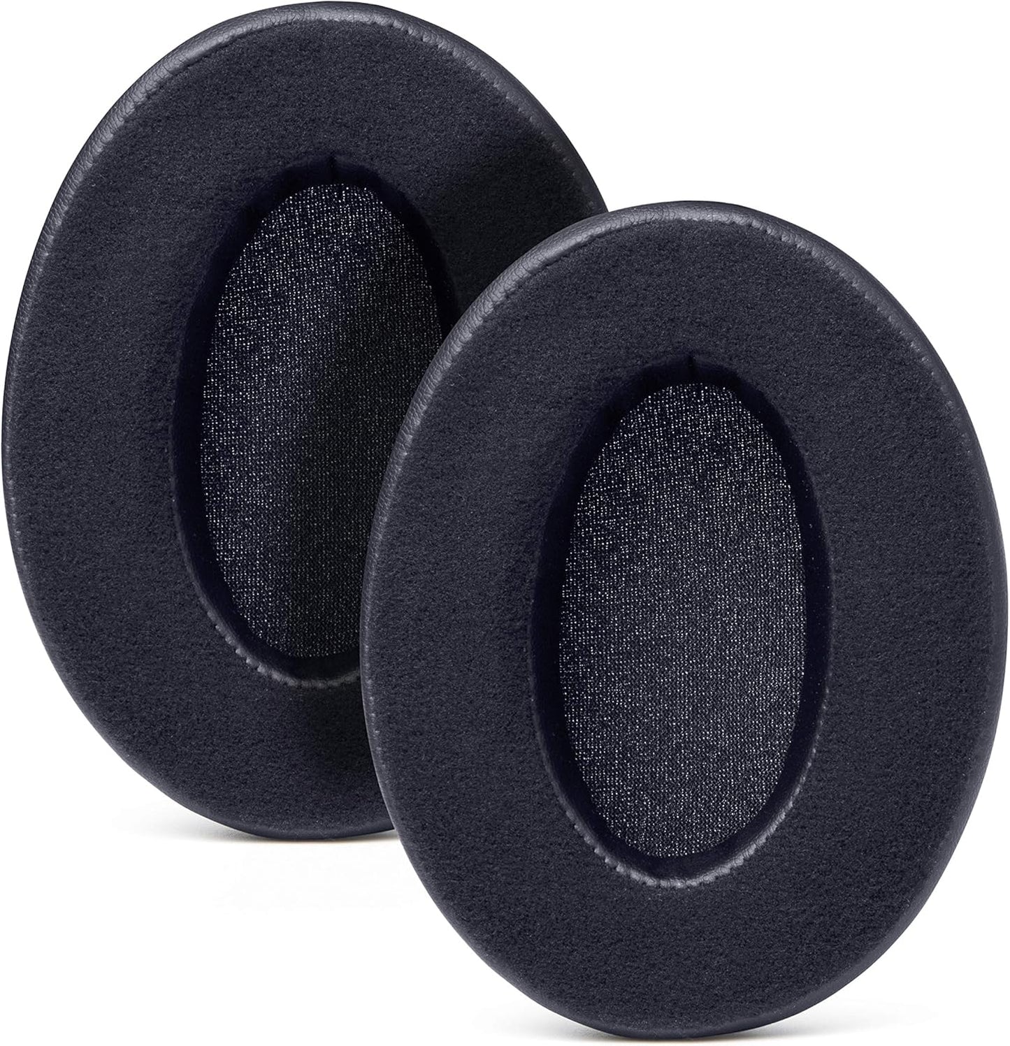 Padz Velour - the Ultimate Upgraded Earpads by Wicked Cushions - Compatible with Audio Technica, Hyperx, Steelseries Arctis & More - Extra Thick - Bigger Opening - Softer Memory Foam | (Black)